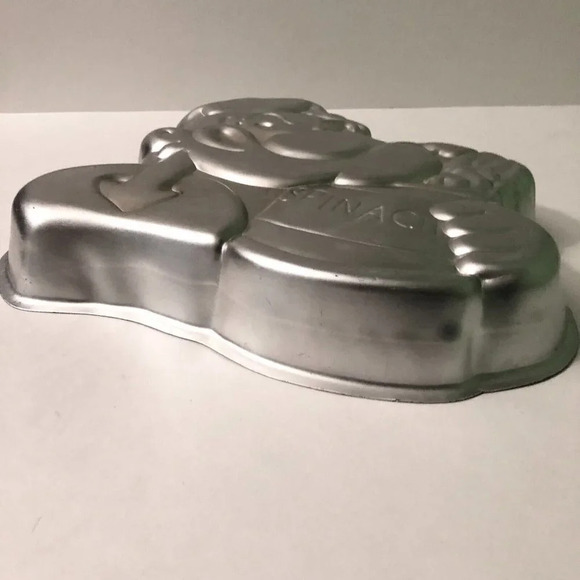 Vintage 1980 Wilton Popeye The Sailor Man  Cake Pan Aluminum 502 1719 - Picture 8 of 12